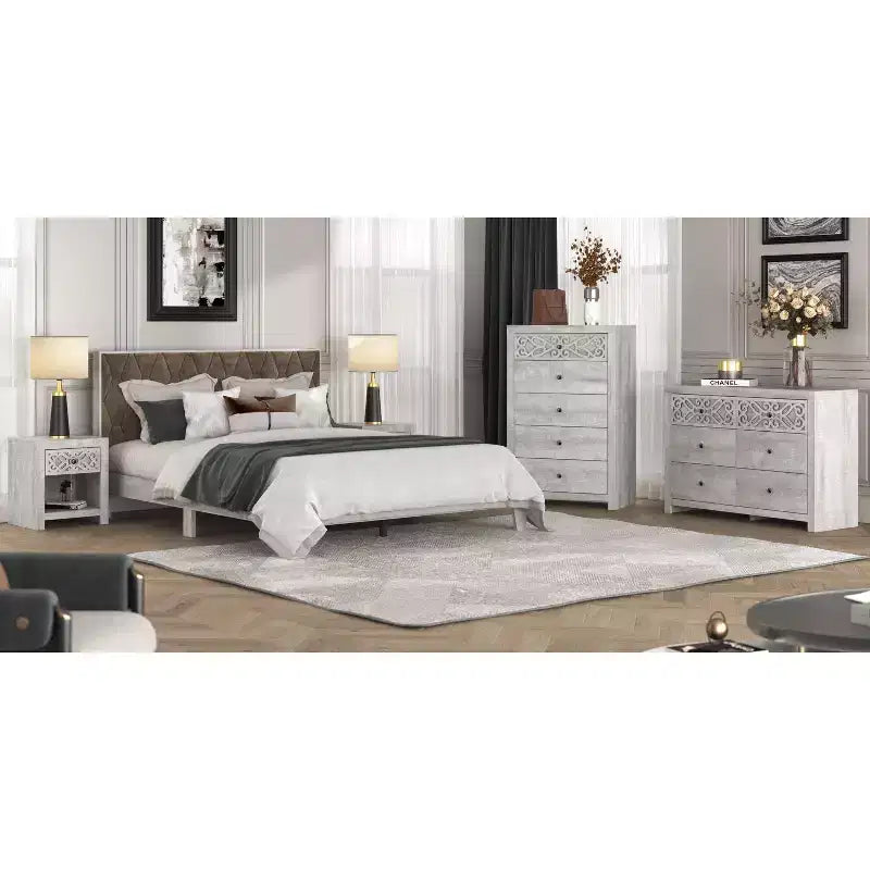 Galano 1-Drawer Nightstand with Lower Cubby 17.8 W  16.0 D  20.1 H