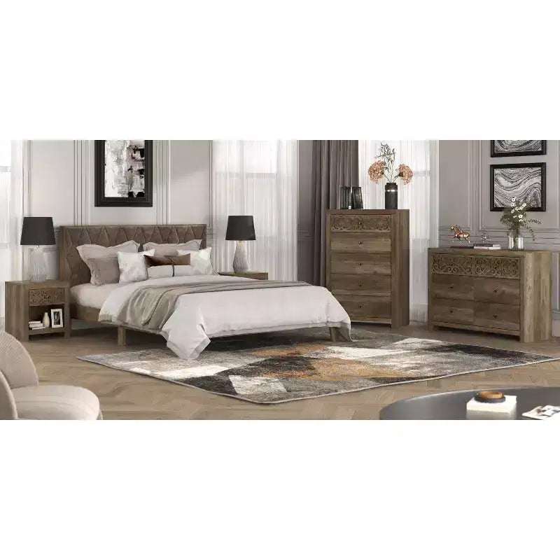 Galano 1-Drawer Nightstand with Lower Cubby 17.8 W  16.0 D  20.1 H