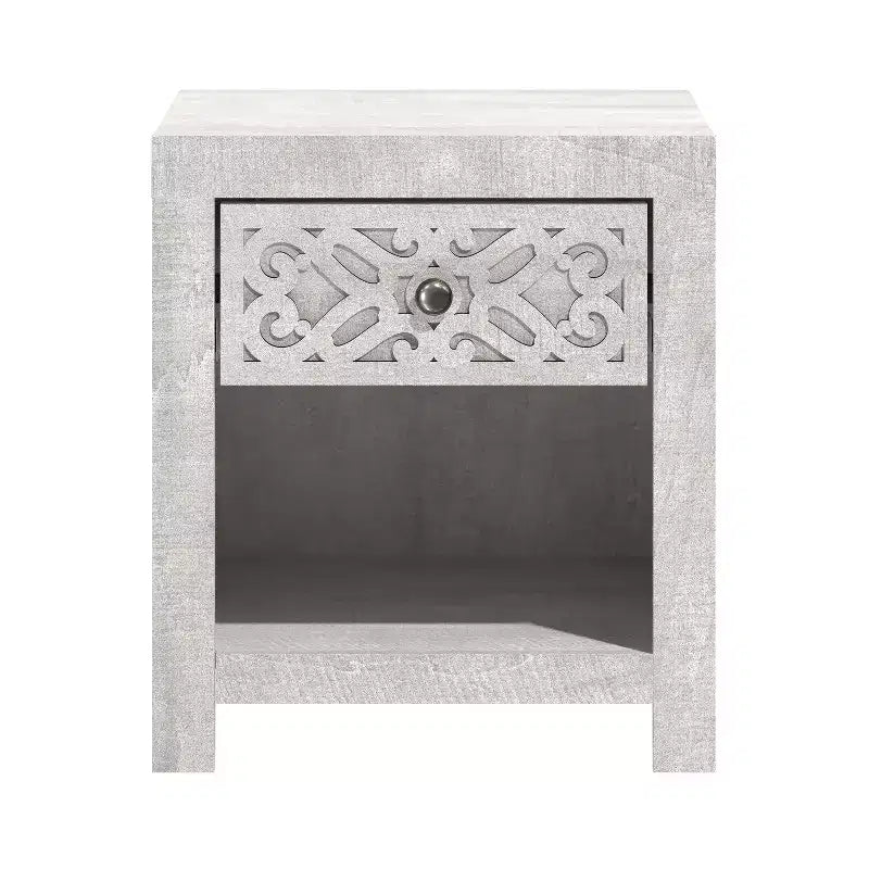 Galano 1-Drawer Nightstand with Lower Cubby 17.8 W  16.0 D  20.1 H