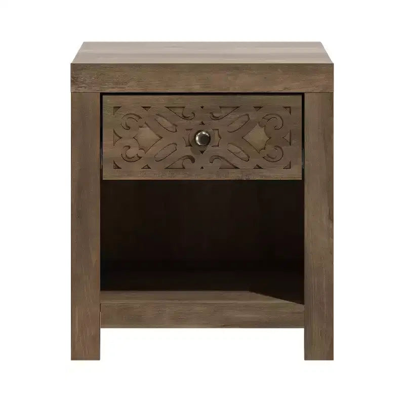 Galano 1-Drawer Nightstand with Lower Cubby 17.8 W  16.0 D  20.1 H