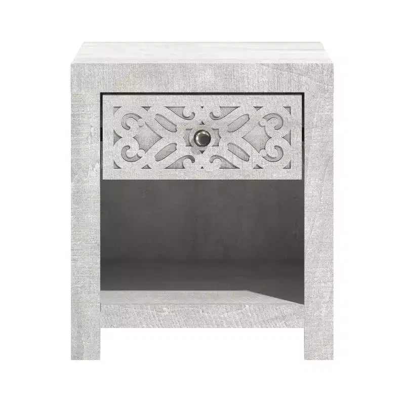 Galano 1-Drawer Nightstand with Lower Cubby 17.8 W  16.0 D  20.1 H