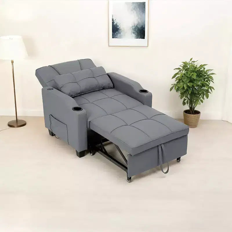 COZONY 3 in 1 Convertible Sofa Bed, Multi Functional Sleeper for Living Room Guest Room Apartment
