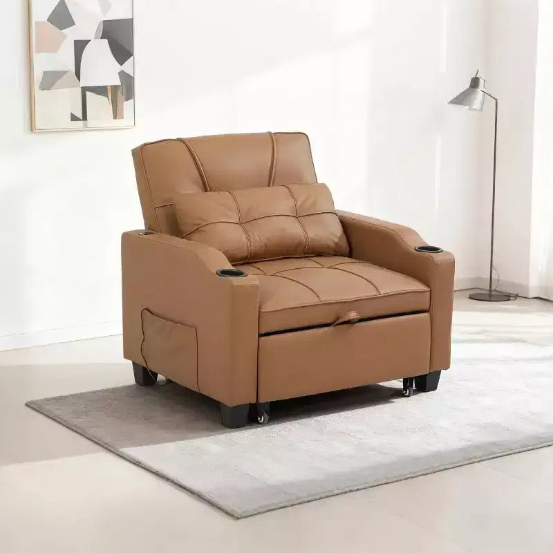 COZONY 3 in 1 Convertible Sofa Bed, Multi Functional Sleeper for Living Room Guest Room Apartment