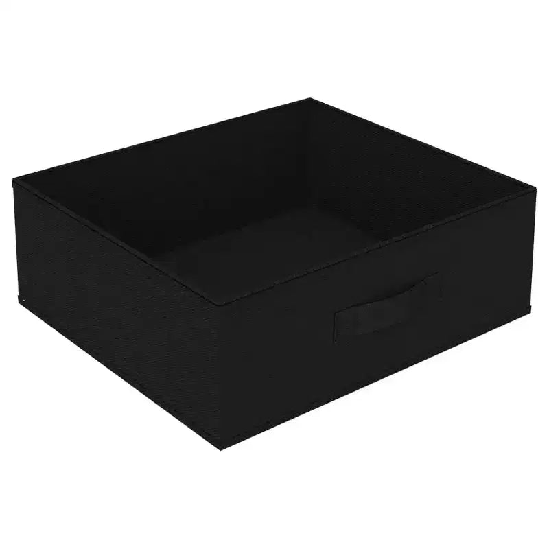 vidaXL Storage Rack Black Steel, fabric (100% polyester) Medium
