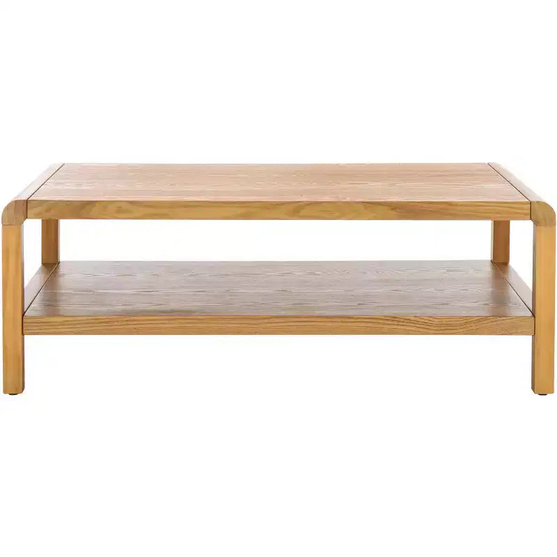 Omara 1 Shelf Coffee Table - COF2316A - Natural - Safavieh