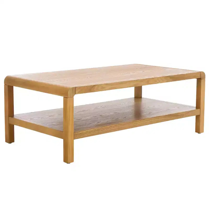 Omara 1 Shelf Coffee Table - COF2316A - Natural - Safavieh