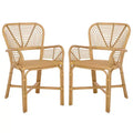 Rimma Rattan Arm Chair - ACH6701 - Natural - Safavieh