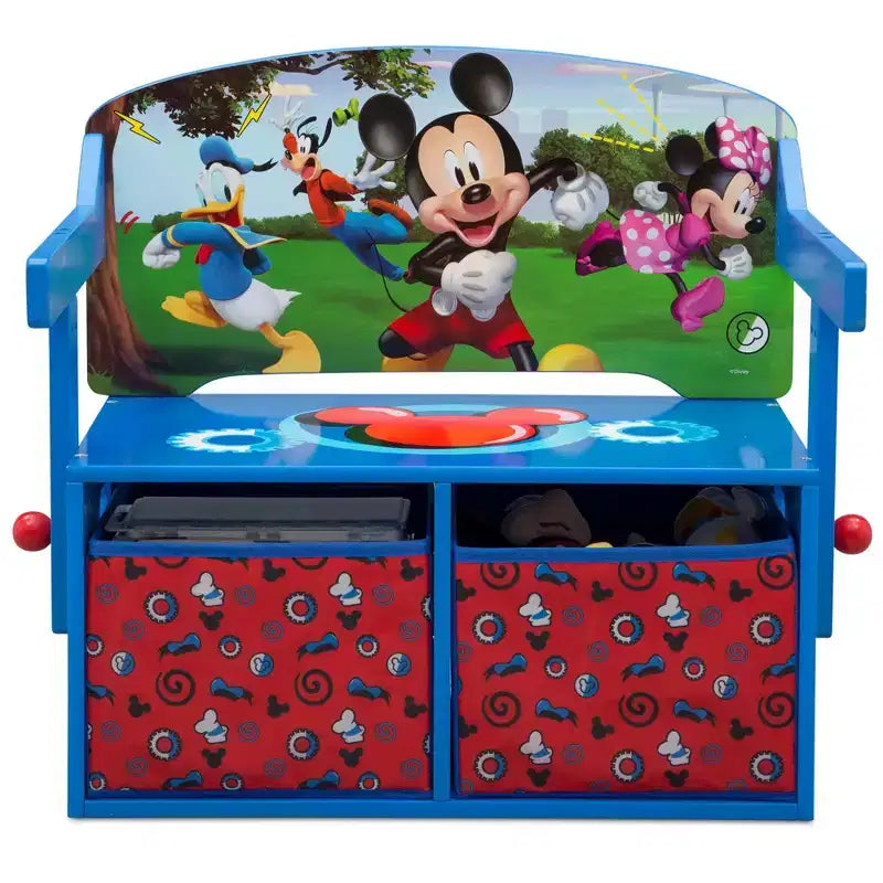 Delta Children Mickey Mouse 3-in-1 Activity Bench