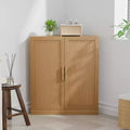 MAYEERTY Modern 2 Doors Utility Storage Cabinets Efficient Storage for Living Room Dining Room Bedroom Beige