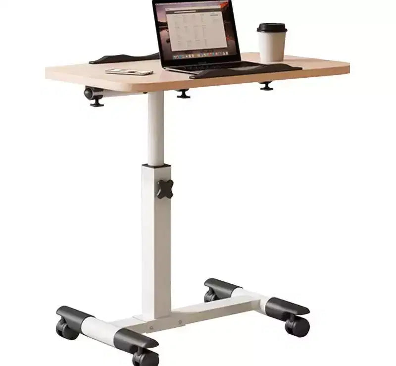 Floor-standing bedside table, modern computer desk, lazy home bedroom bedside student writing desk. Suitable for living rooms.