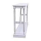 Consolle in legno con ripiano inferiore 45,9 L x 11,8 P x 29,9 H