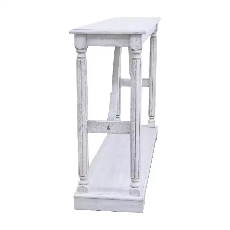 Consolle in legno con ripiano inferiore 45,9 L x 11,8 P x 29,9 H
