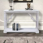 Consolle in legno con ripiano inferiore 45,9 L x 11,8 P x 29,9 H