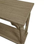 Consolle in legno con ripiano inferiore 45,9 L x 11,8 P x 29,9 H