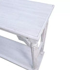 Consolle in legno con ripiano inferiore 45,9 L x 11,8 P x 29,9 H
