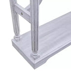 Consolle in legno con ripiano inferiore 45,9 L x 11,8 P x 29,9 H