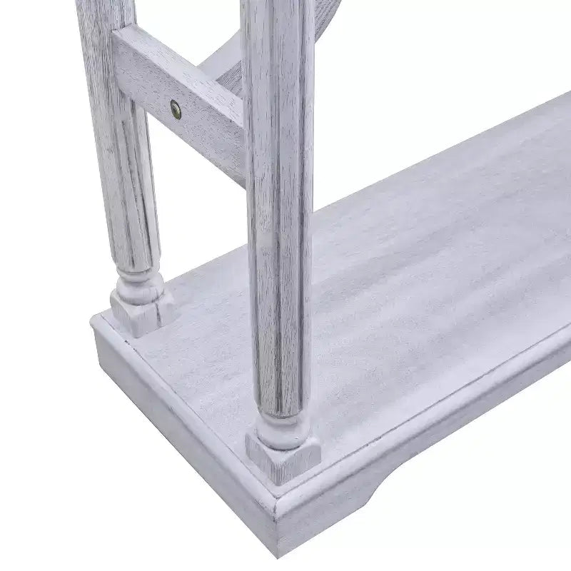 Consolle in legno con ripiano inferiore 45,9 L x 11,8 P x 29,9 H