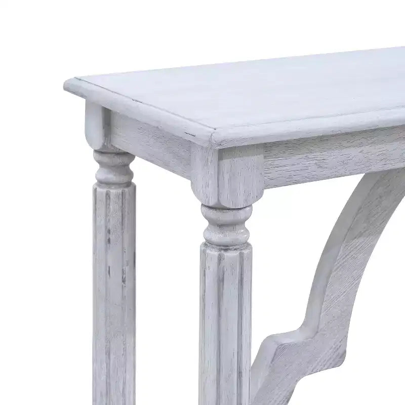 Consolle in legno con ripiano inferiore 45,9 L x 11,8 P x 29,9 H
