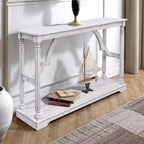 Consolle in legno con ripiano inferiore 45,9 L x 11,8 P x 29,9 H