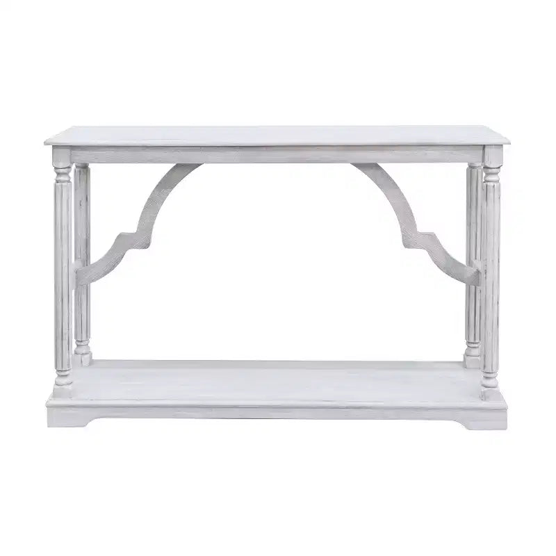 Consolle in legno con ripiano inferiore 45,9 L x 11,8 P x 29,9 H