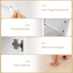 Toilette con sgabello imbottito Tavolo da trucco con illuminazione regolabile e luminosità.