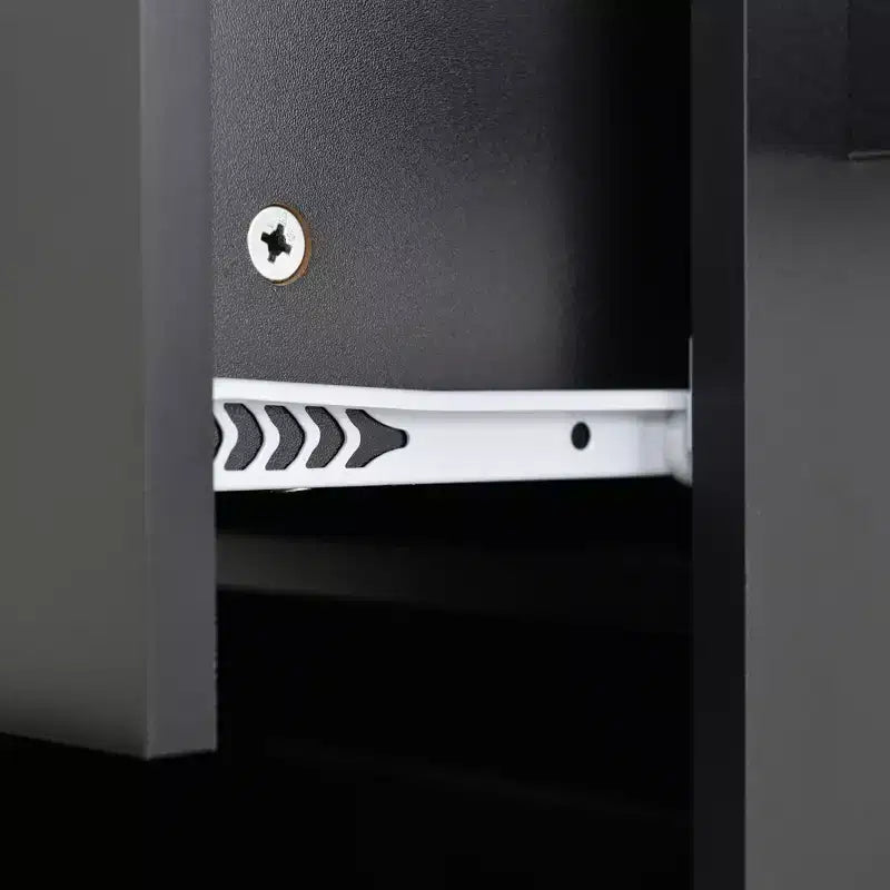 Carrello da Cucina con Piano in Legno e Banco Colazione a Ribalta, Isola da Cucina Mobile su Ruote con Contenitore e Portasciugamani