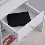 Carrello per stampante mobile, carrello portadocumenti con ruote, ripiano regolabile, cassetto e supporto per CPU
