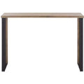 Carlino Console Table - CNS4208A - Light Brown/Black - Safavieh