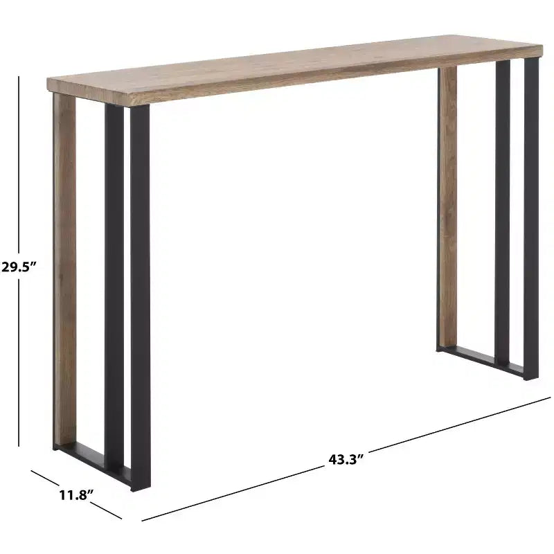 Console Carlino - CNS4208A - Marron clair/Noir - Safavieh