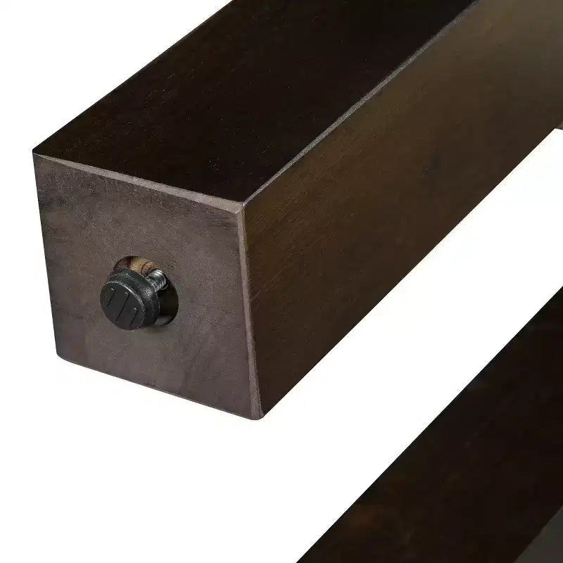 Tavolino Console da 47 con Cassetti, Tavolo Dietro Divano in Legno, Tavolino Stretto da Ingresso per Soggiorno o Ufficio