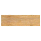 Tavolino Console da 47 con Cassetti, Tavolo Dietro Divano in Legno, Tavolino Stretto da Ingresso per Soggiorno o Ufficio