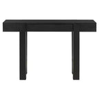 Tavolino Console da 47 con Cassetti, Tavolo Dietro Divano in Legno, Tavolino Stretto da Ingresso per Soggiorno o Ufficio