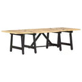 vidaXL Extendable Coffee Table 63x27.6x17.7 Solid Mango Wood