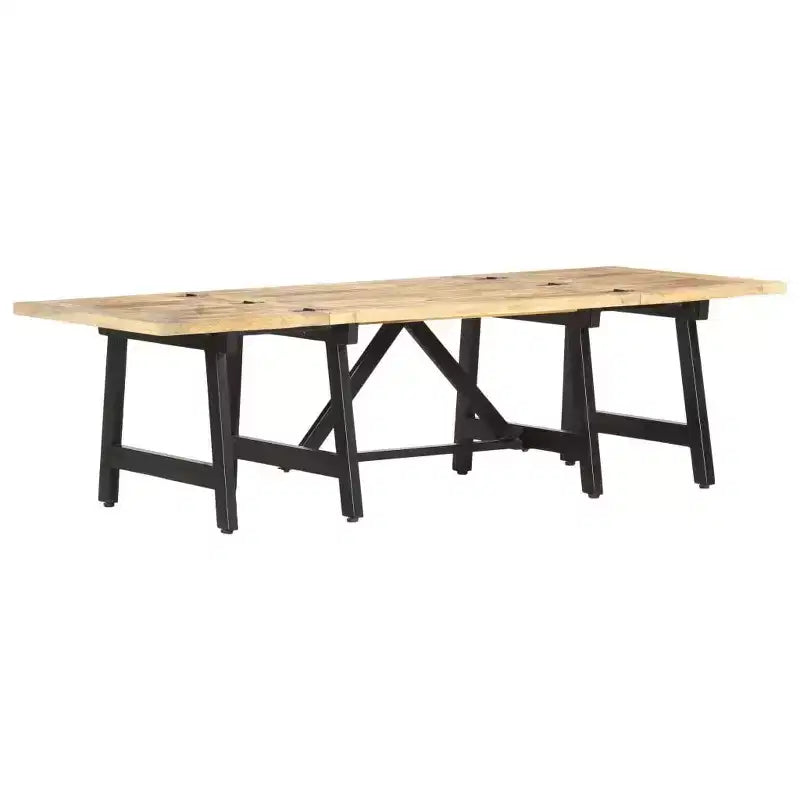 vidaXL Extendable Coffee Table 63x27.6x17.7 Solid Mango Wood