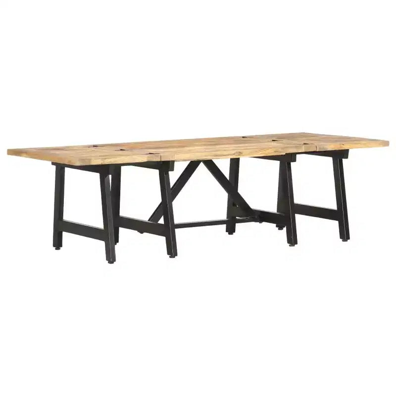 vidaXL Extendable Coffee Table 63x27.6x17.7 Solid Mango Wood