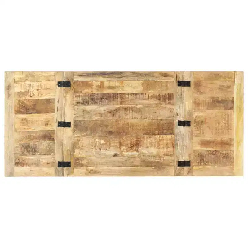 vidaXL Extendable Coffee Table 63x27.6x17.7 Solid Mango Wood