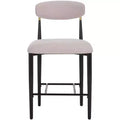 Covelle Counter Stool (Set of 2) - BST6402A - Black Gold/Dove Grey - Safavieh