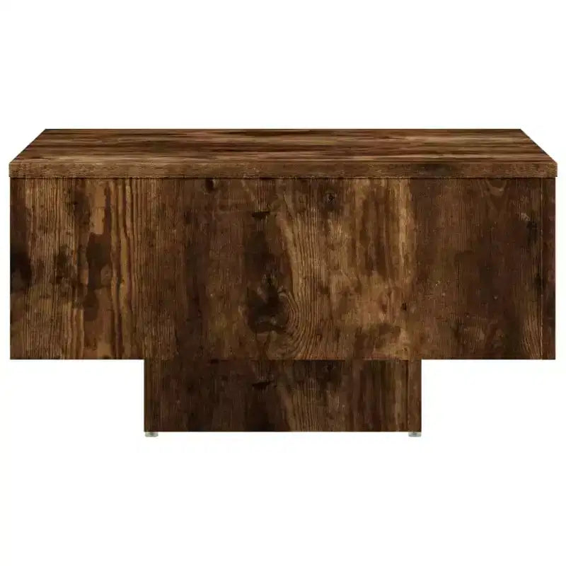 vidaXL Coffee Table White Engineered Wood 23.6 in x 23.6 in x 12.4 in