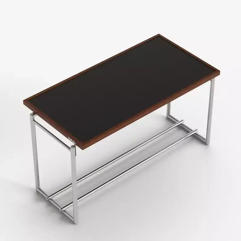 50 in. Modern Walnut 2-in-1 Transforming Coffee Table to Dining Table with Heavy Duty Stainless Steel Frame Brown Gaoyangjiaju