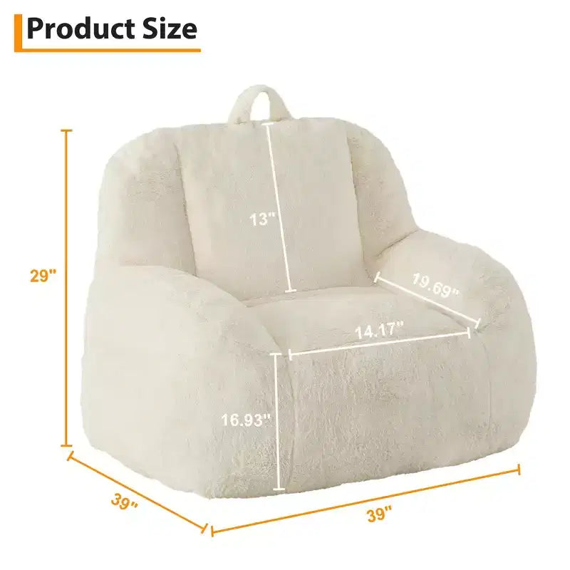 Grand pouf géant - Canapé de sol confortable avec rembourrage pour adultes/adolescents dans le salon/salle de jeux/sous-sol