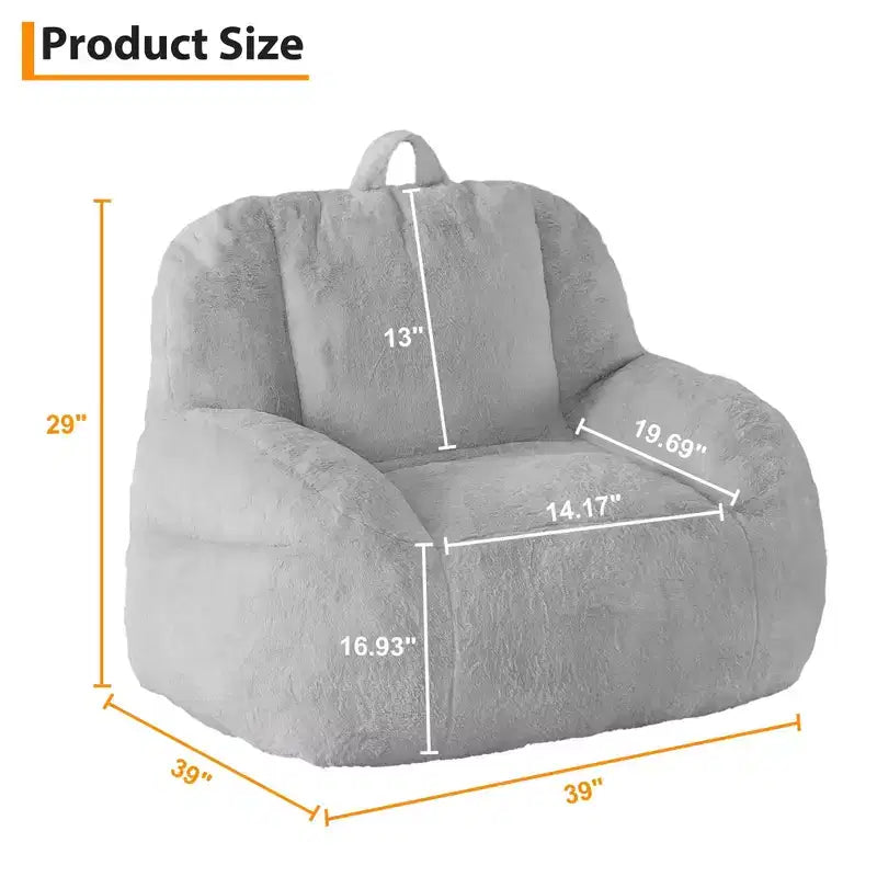 Grand pouf géant - Canapé de sol confortable avec rembourrage pour adultes/adolescents dans le salon/salle de jeux/sous-sol
