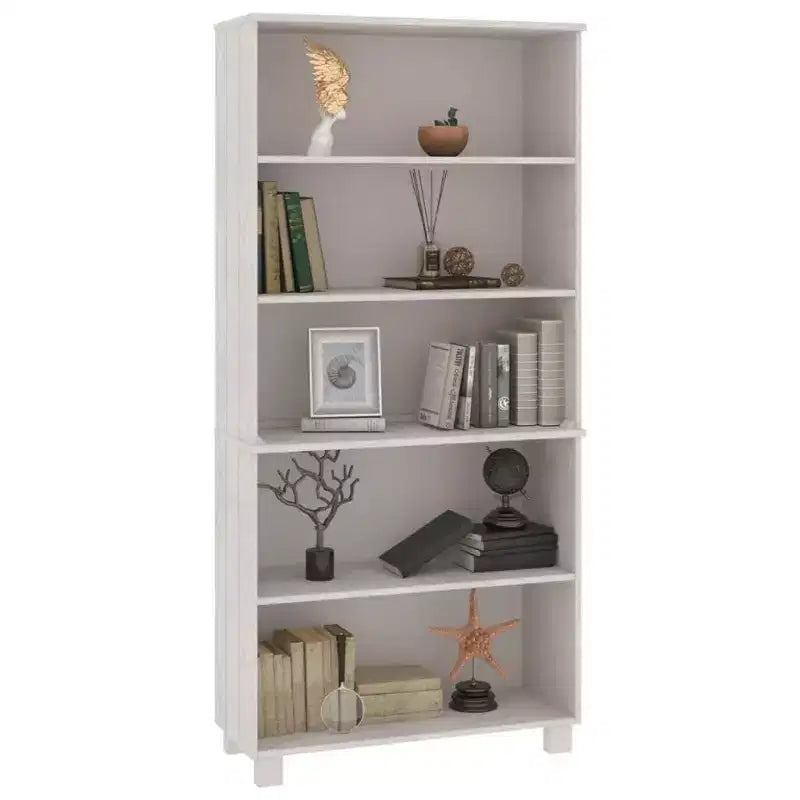 vidaXL Meuble haut, lot de 2, pin massif, MDF Grand meuble haut