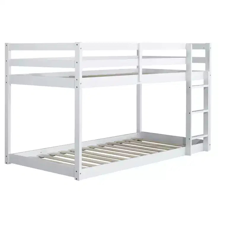 MAYEERTY Full Bed Frame Soft-Close Drawers High Weight Capacity Solid Rubberwood