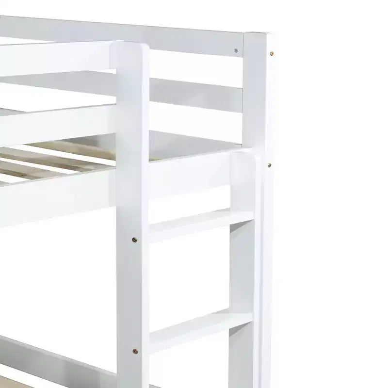 MAYEERTY Full Bed Frame Soft-Close Drawers High Weight Capacity Solid Rubberwood