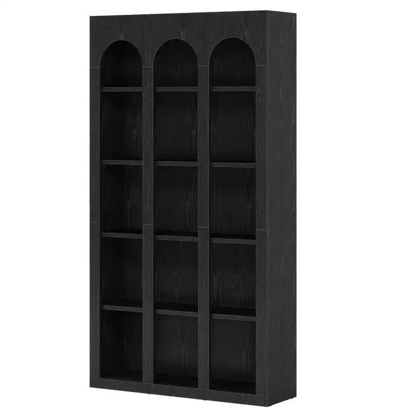 MAYEERTY Freestanding Retro Bookcase for Office Living Room Bedroom Library