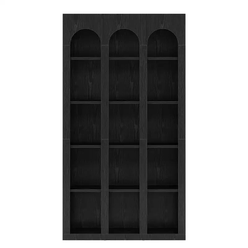 MAYEERTY Freestanding Retro Bookcase for Office Living Room Bedroom Library