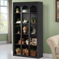 MAYEERTY Freestanding Retro Bookcase for Office Living Room Bedroom Library