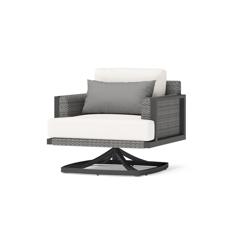 Set di 2 sedie a sdraio Vistano da esterno con tessuto Sunbrella - Grigio