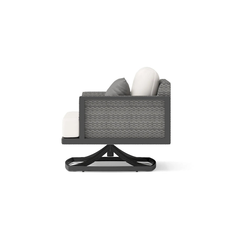 Set di 2 sedie a sdraio Vistano da esterno con tessuto Sunbrella - Grigio