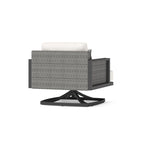 Set di 2 sedie a sdraio Vistano da esterno con tessuto Sunbrella - Grigio